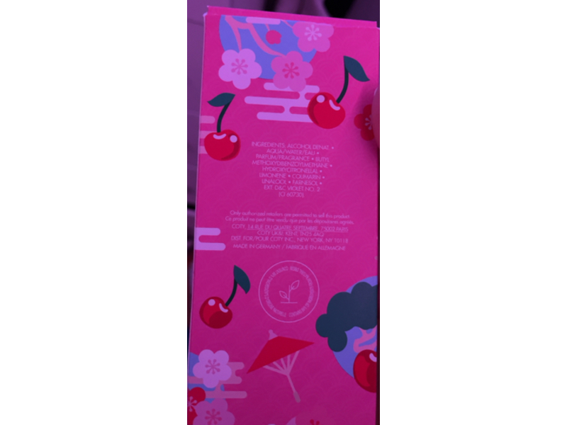 Escada Eau De Toilette Natural Spray, Cherry, 3.3 fl oz/100 mL