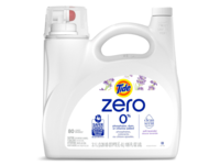Tide Zero Liquid Laundry Detergent, Soft Lavender Scent, 80 Loads, 105 fl oz/3.1 L - Image 2