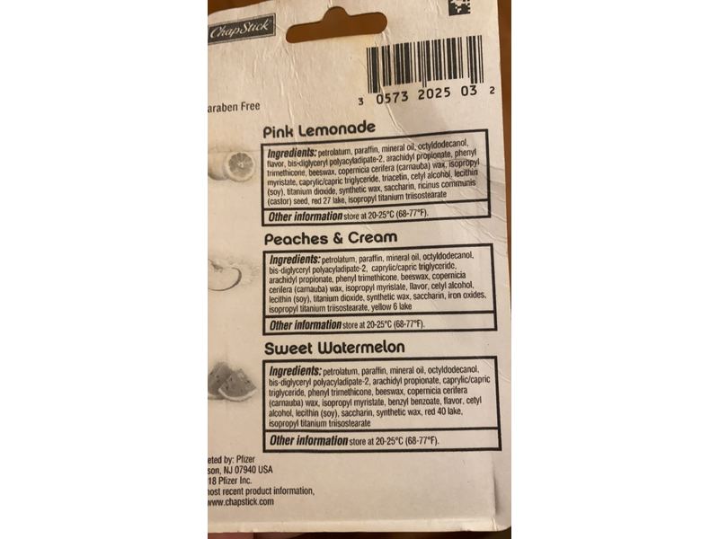 ChapStick I Love Summer Collection Lip Balm, Pack Of 3