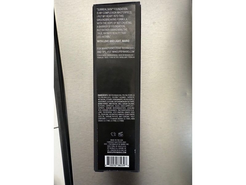 Makeup By Mario Liquid Face Foundation, 8N Light Medium, 1 fl oz/30 mL