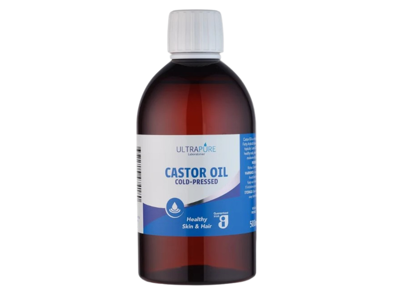 Ultra Pure Castor Oil, Cold Pressed, 100 mL