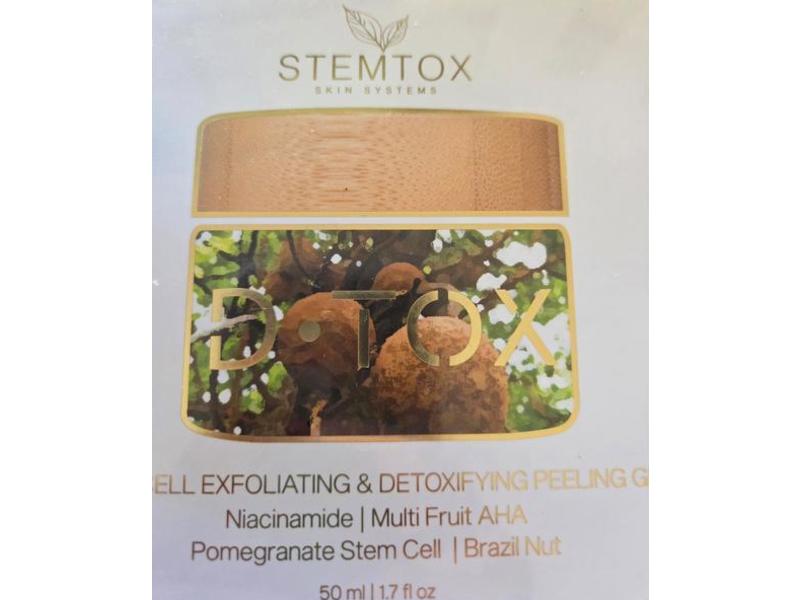 Stemtox Stem Cell Exfoliating & Detox Peeling Gel, 1.7 fl oz/50 mL