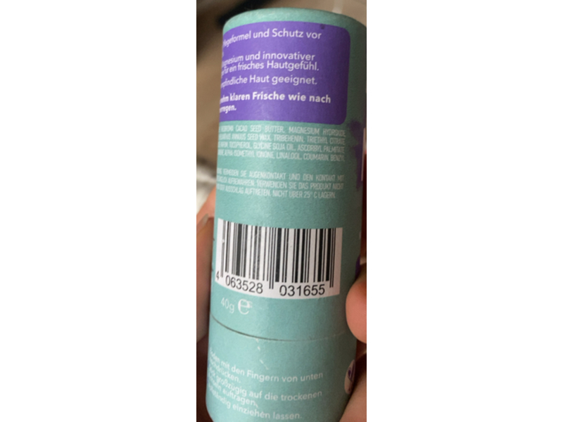 Foamie Magnesium Active Deo, Rain In The Woods Frischer Duft, 40 g