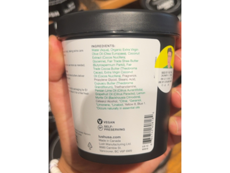Lush Lime Bounty, Body butter, 7.9 oz/225 g