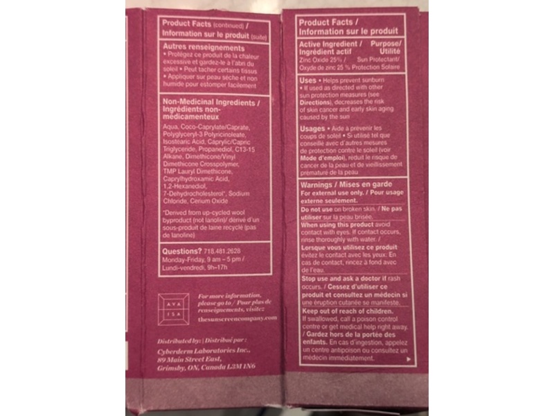 The Sunscreen Company Ava Isa Every Morning Sunscreen Lotion, SPF 30, 1.7 fl oz/50 mL