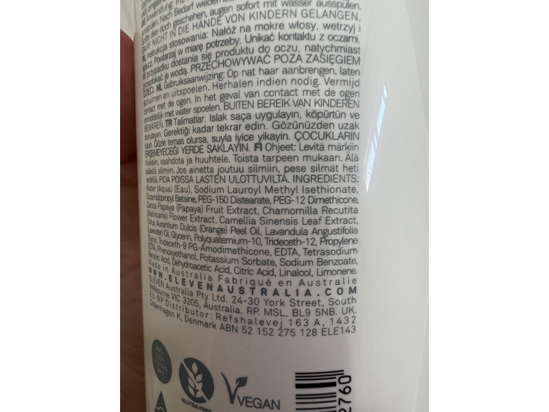 Eleven Australia Deep Clean Clarifying Shampoo, 32.5 fl oz/960 mL