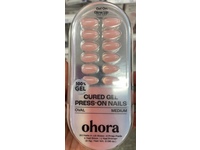 Ohora Cured Gel Press-On Nails, Prism Chrome, Oval Medium, 0.08 oz/2.5 g - thumbnail 2