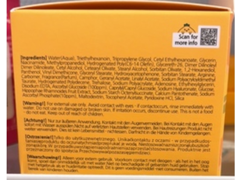 Bonnyhill Real Glow Vitamin-C Cream, 3.38 fl oz/100 mL