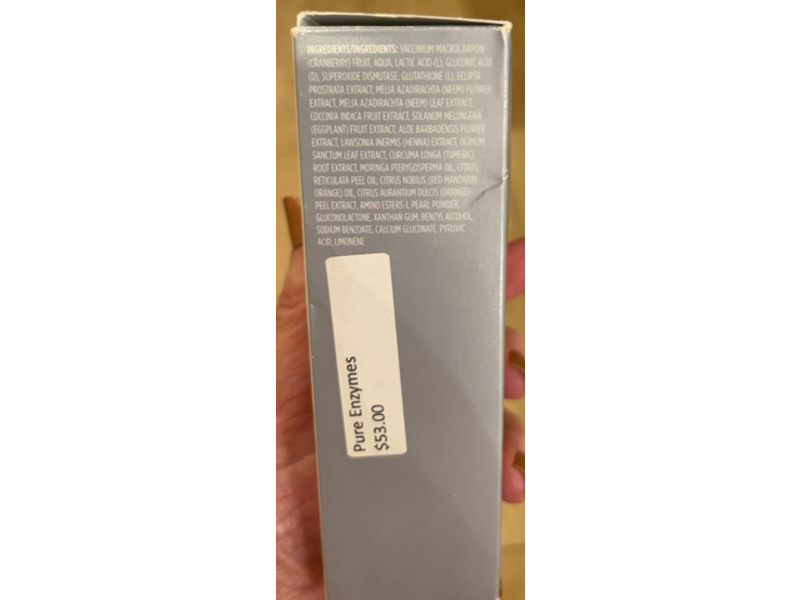 Cosmedix Pure Enzymes Exfoliating Mask, Cranberry, 2 oz/60 g