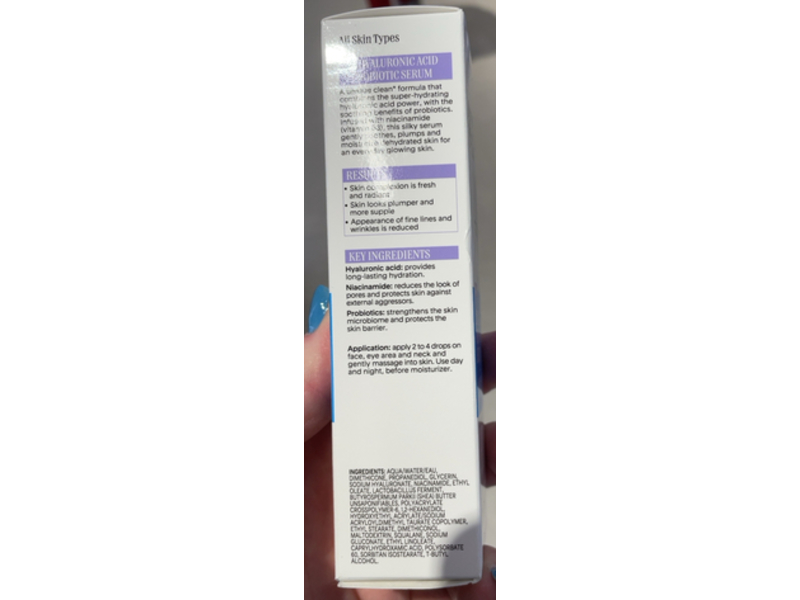 Marcelle Hydrating & Replumping Face & Eyes Serum, 2% Hyaluronic Acid, 1 fl oz/30 mL