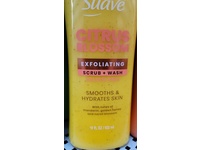 Suave Exfoliating Scrub + Wash, Citrus Blossom, 18 fl oz/532 mL - thumbnail 2