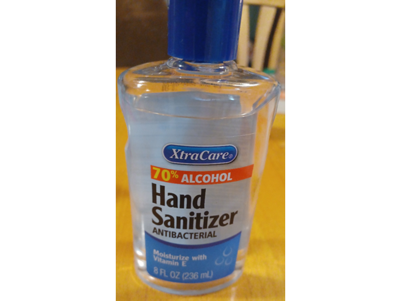 Xtra Care Antibacterial Hand Sanitizer, 70% Alcohol, Vitamin E, 8 fl oz/236 mL