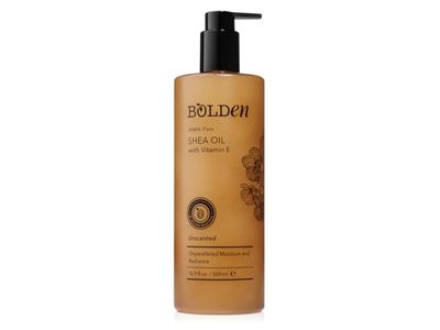 Bolden Shea Oil, Unparalleled Moisture & Radiance, Unscented, 16.9 fl oz/500 mL