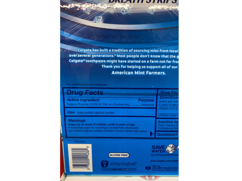 Colgate Max Fresh Fluoride Toothpaste, Cool Mint, 7.3 oz/206 g, Pack Of 5