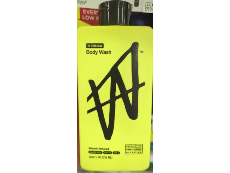 W Vitamin-Infused Body Wash, Original, 18 fl oz/532 mL