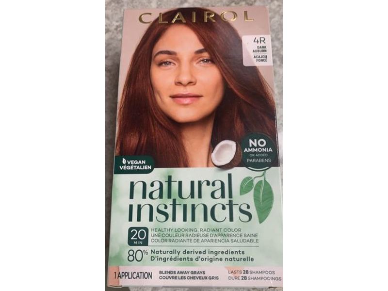 Clairol Natural Instincts, 4R Dark Auburn
