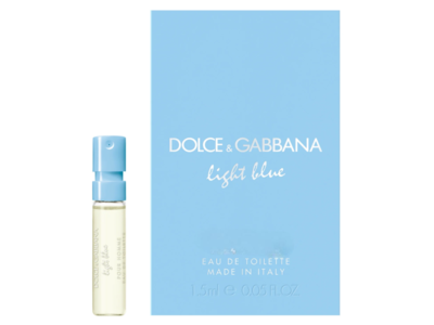 Dolce & Gabbana Eau De Toilette, Light Blue, 0.05 oz/1.5 mL