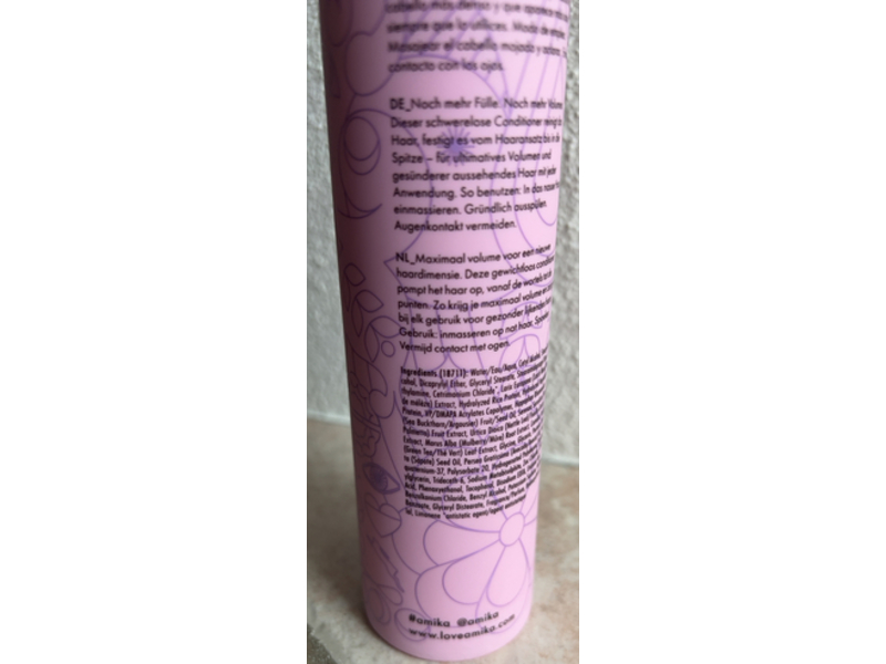 Amika 3D Volume & Thickening Conditioner, 9.2 fl oz/275 mL