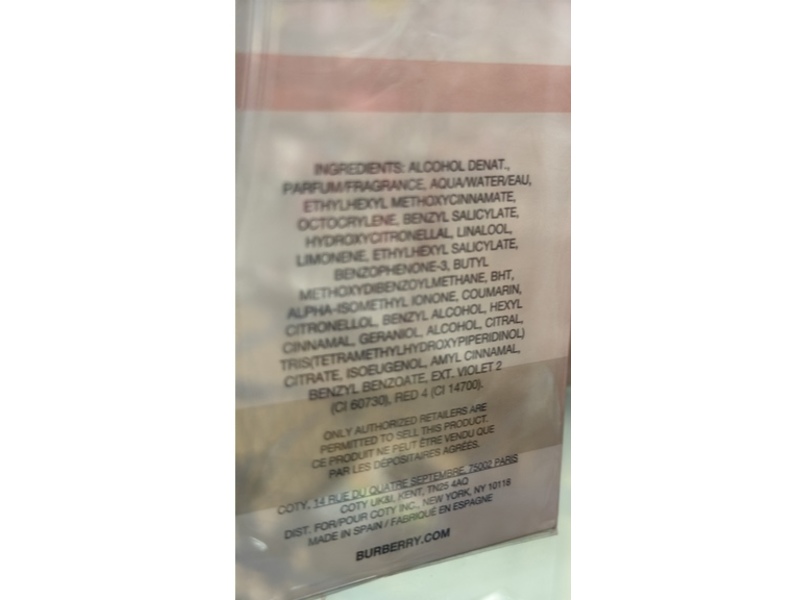 Burberry Touch Eau De Parfum, 1.6 fl oz/50 mL