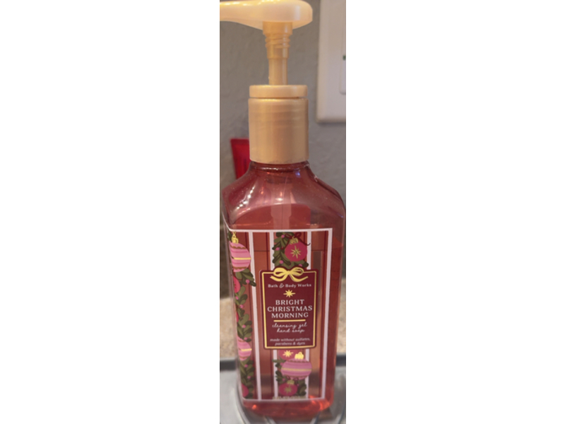 Bath & Body Works Cleansing Gel Hand Soap, Bright Christmas Morning, 8 fl oz/236 mL