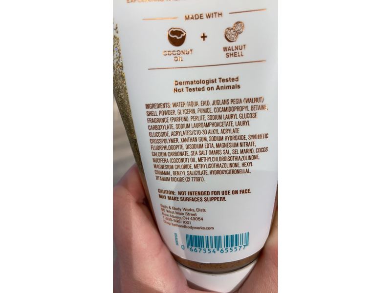 Bath & Body Works At the Beach Body Scrub, Sand & Sea Salt, 6.6 oz/187 g