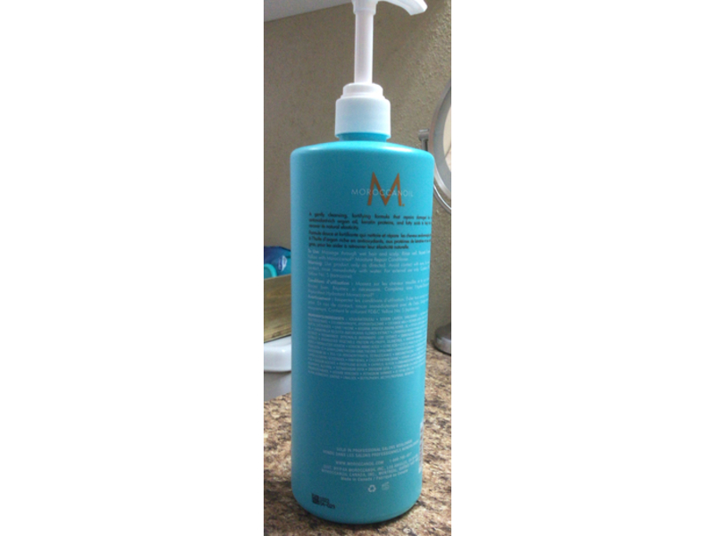 Moroccanoil Moisture Repair Shampoo, 33.8 fl oz/1 L