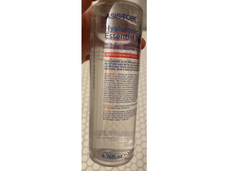 Asis - Tobe Hyaluronic Essential Toner, 6.76 fl oz/200 mL