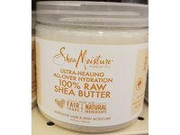 Shea Moisture Ultra-Healing All-Over Hydration Moisture, 100% Raw Shea Butter, 15 fl oz/444 mL - thumbnail 2