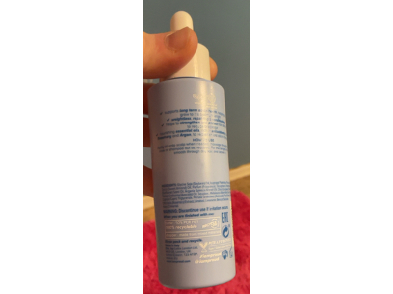 Hair Proud Hydrate & Nourish Scalp & Hair Rescue Oil, Rosemary Oil & Squalane, 3.38 fl oz/100 mL