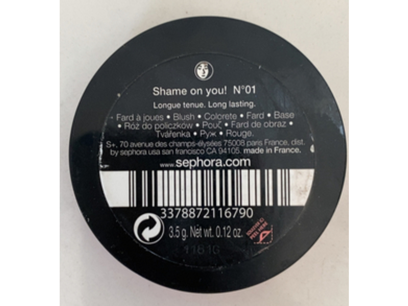 Sephora Collection Colorful Face Powders, Shame On You, 0.12 oz/3.5 g