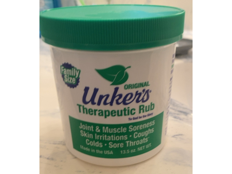 Unker's Therapeutic Rub, Original, 13.5 oz