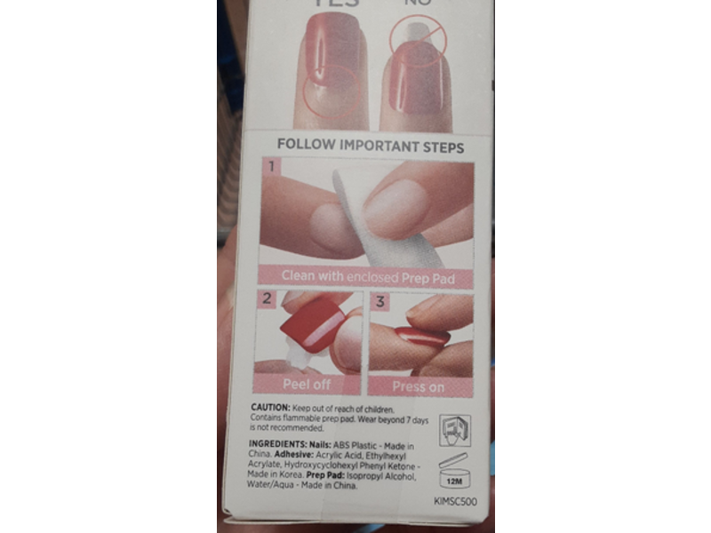 Kiss Impress Press-On-Manicure, One More Chance, Short Length, 30 Count, Pack Of 2