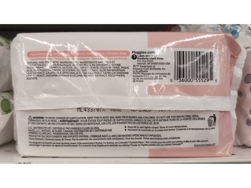 Huggies Simply Clean Wipes, Fresh Scent, 64 Count