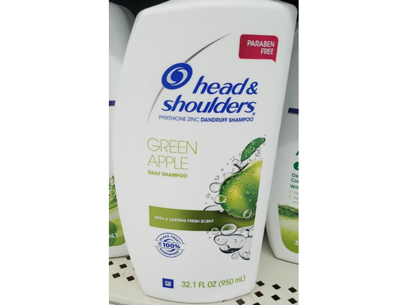 Head & Shoulders Daily Shampoo, Green Apple, 32.1 fl oz/950 mL