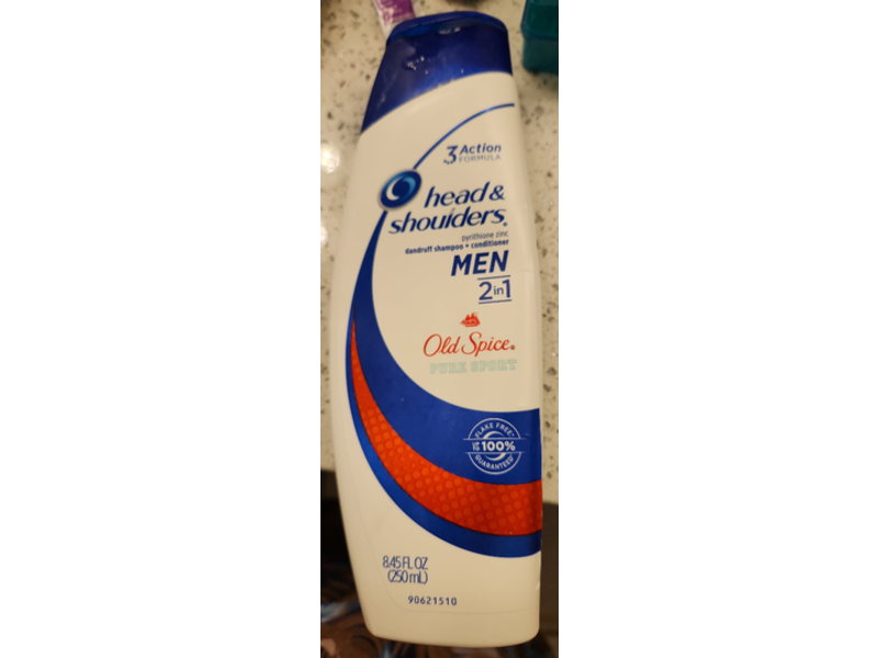 Head & Shoulders Old Spice 2 In 1 Anti-Dandruff Shampoo + Conditioner, Pure Sport, 8.45 fl oz/250 mL