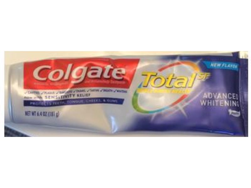 Colgate Total SF Advanced Whitening, 6.4 oz/181 g