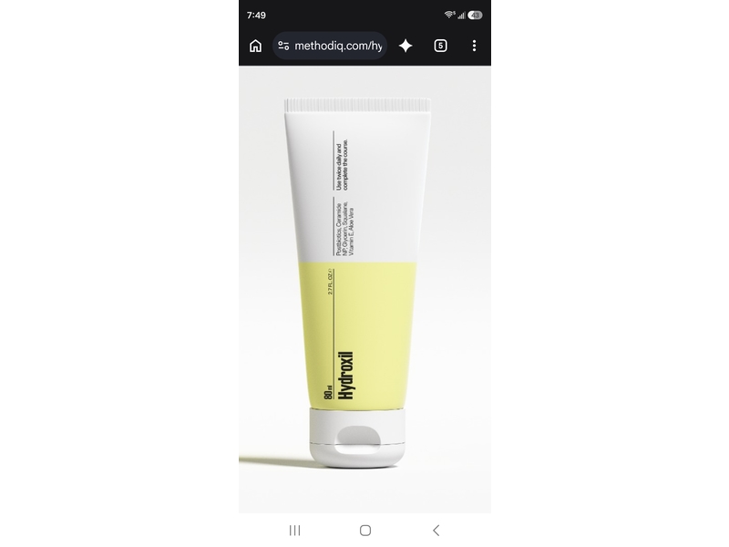 Methodiq Hydroxil Sensitive-Safe Gentle Cleanser, 80 mL