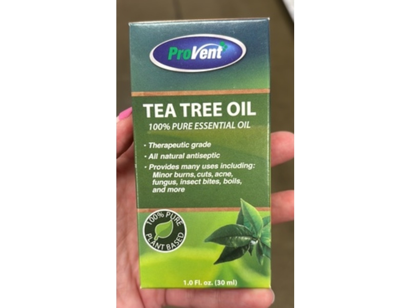 Provent Tea Tree Oil 100% Pure Essential Oil, 1.0 fl oz/30 mL