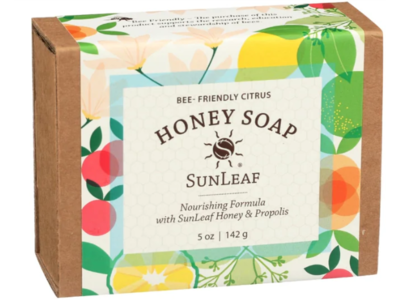 Sunleaf Natural Honey Soap, Citrus, 5 fl oz/142 g, 2 Count