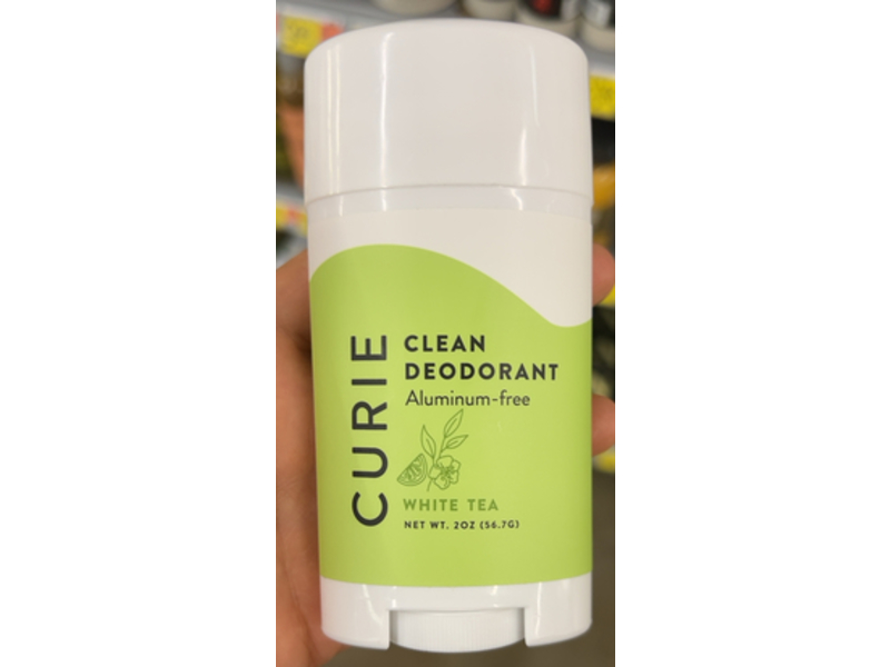 Curie Clean Deodorant, White Tea, 2 oz/56.7 g