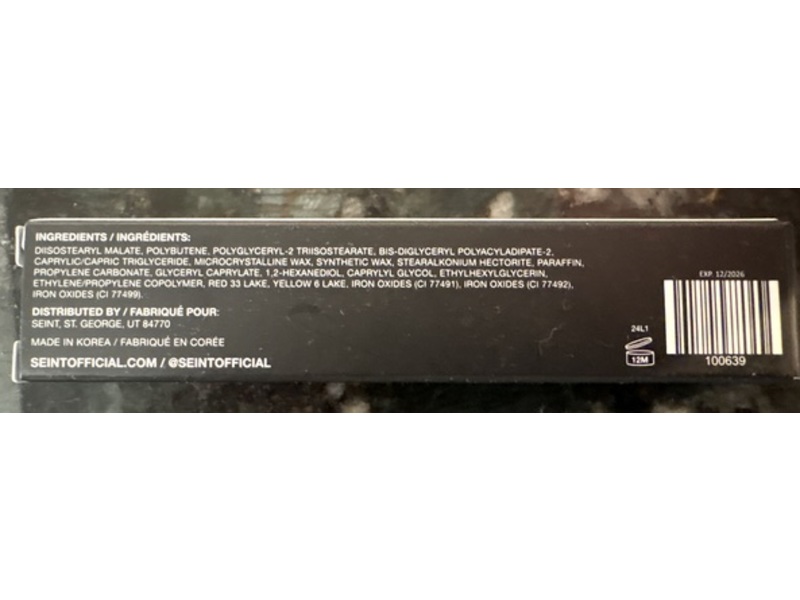 Seint Lip Gelato Gloss, Raspberry, 1.8 g