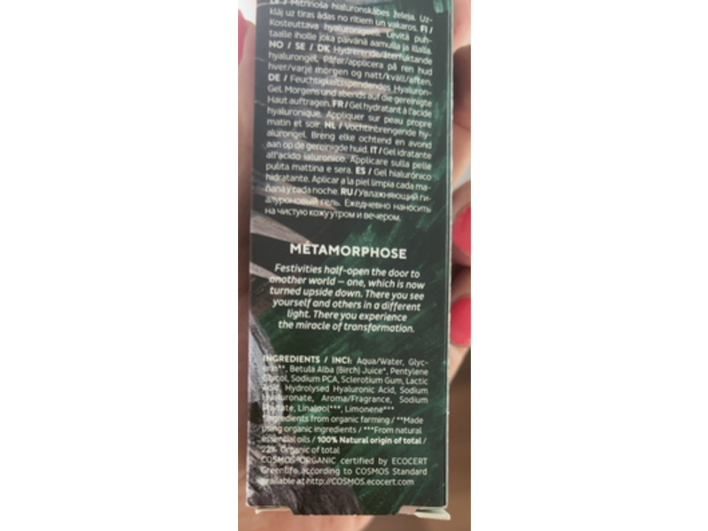 Madara Organic Skincare Time Miracle Hydra Firm Concentrate Jelly Intense Moisture, 75 mL