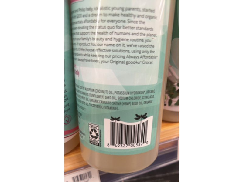 Natural Grocers Castile Soap, Wildflower, 32 fl oz/946 mL