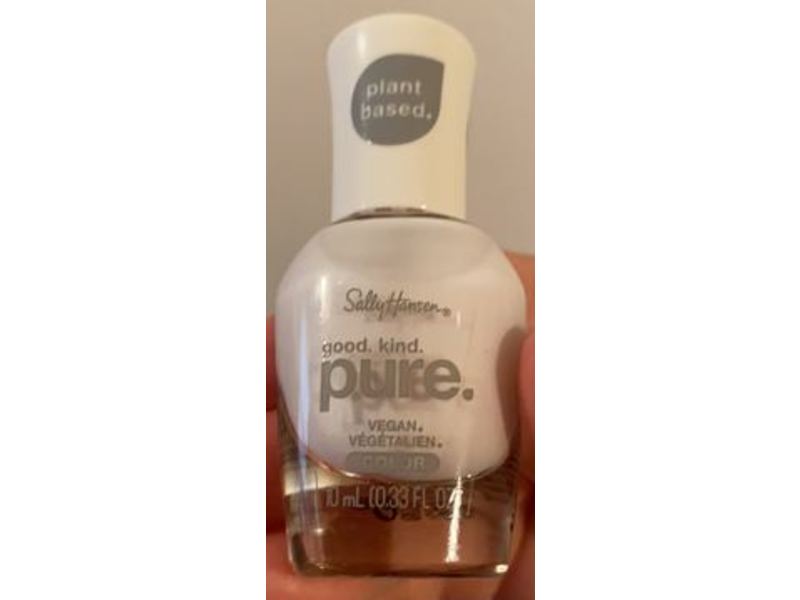 Sally Hansen Good. Kind. Pure Vegan Nail Color, 110 White Tea, 0.33 fl oz/10 mL