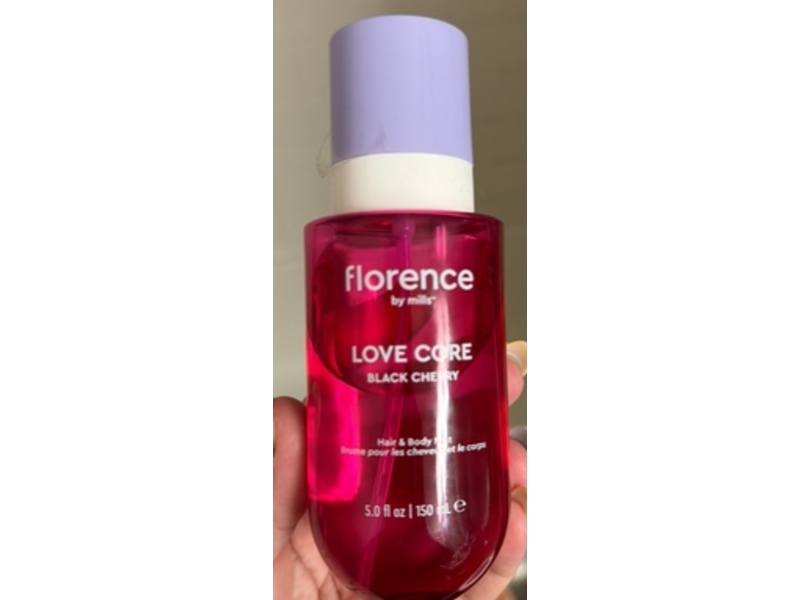 Florence By Mills Hair & Body Mist, Love Core Black Cherry, 5 fl oz/150 mL