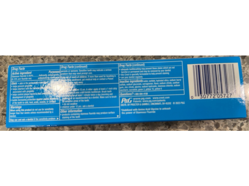 Crest Pro-Health Fluride Toothpaste, A Touch of Scope, 4.3 oz/121 g