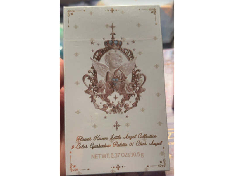Flower Knows Little Angel Collection 9-Color Eyeshadow Palette, 01 Eden's Angel, 0.37 oz/10.5 g