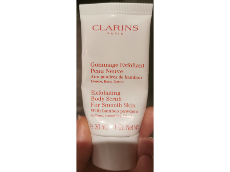 Clarins Exfoliating Body Scrub For Smooth Skin, Bamboo Powers, 1 fl oz/30 mL