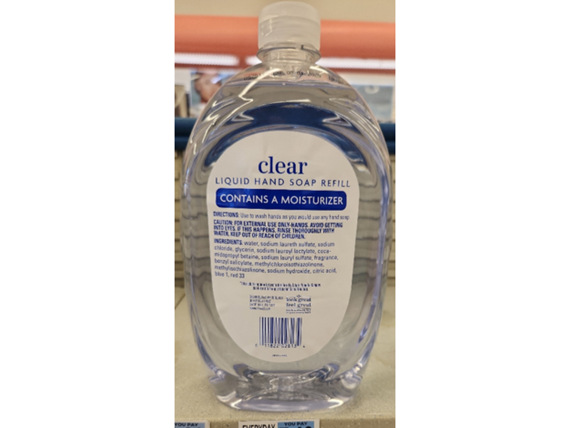 Daylogic Clear Liquid Hand Soap, 50 fl oz/1.47 L