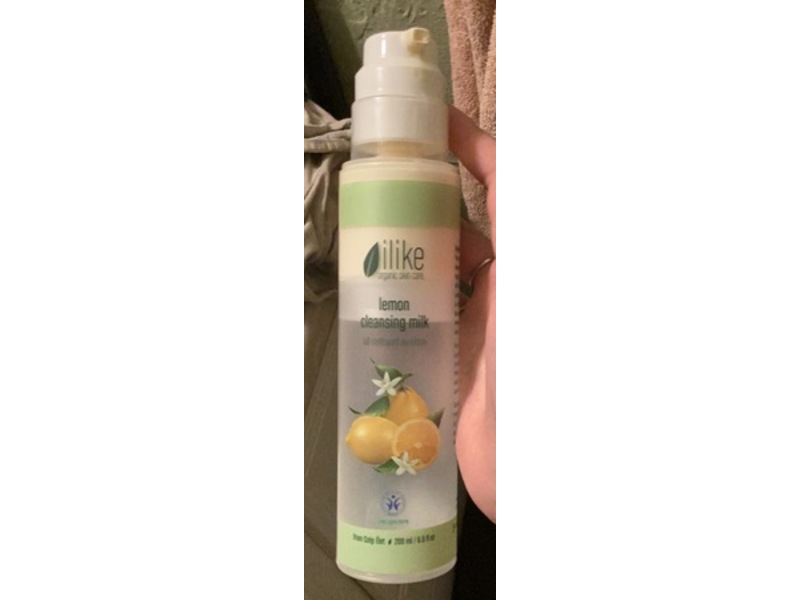 Ilike Organic Skin Care Cleansing Milk, Lemon, 6.8 oz
